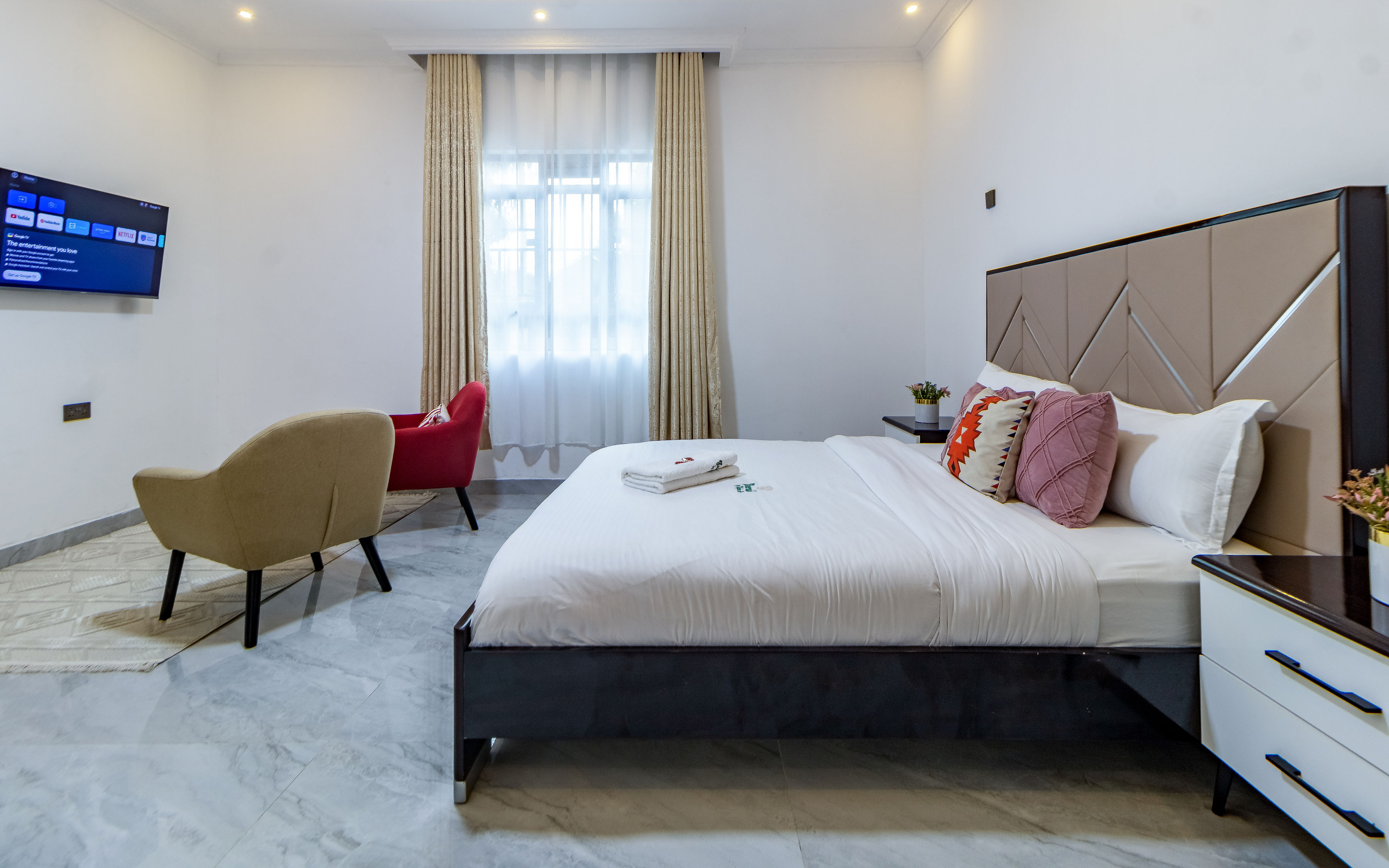 Luxurious master bedroom