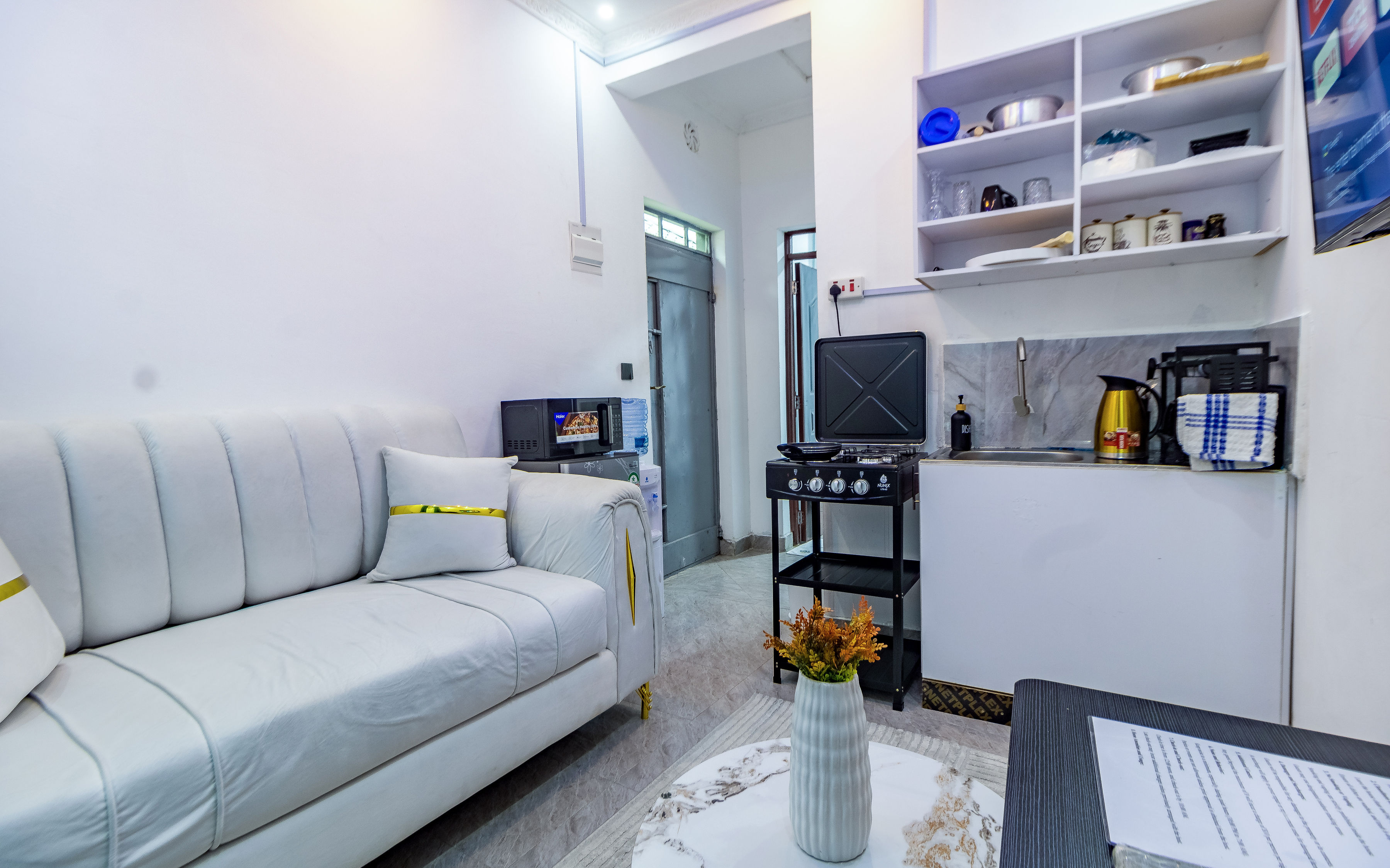 Exterior of the private detached unit